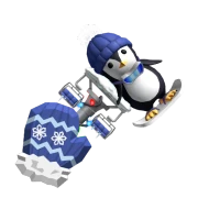 Snowboarder Penguin